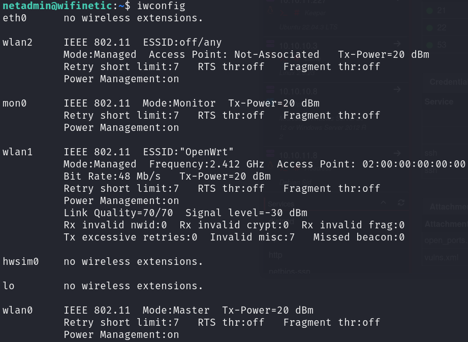 iwconfig